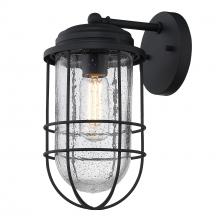  9808-OWM NB-SD - Seaport Medium Outdoor Sconce in Natural Black